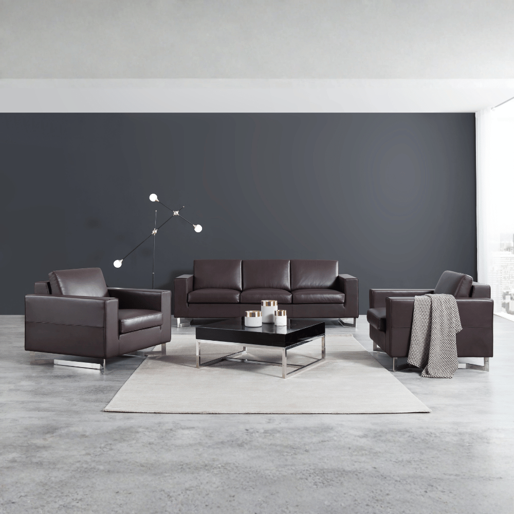 Square Single Seater Commercial Office Lounge Sofa