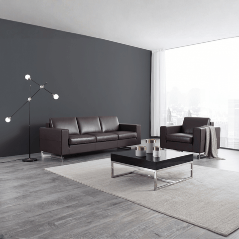 Square Single Seater Commercial Office Lounge Sofa