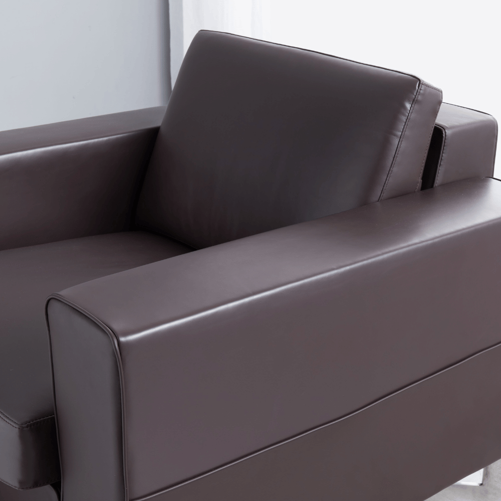 Square Single Seater Commercial Office Lounge Sofa