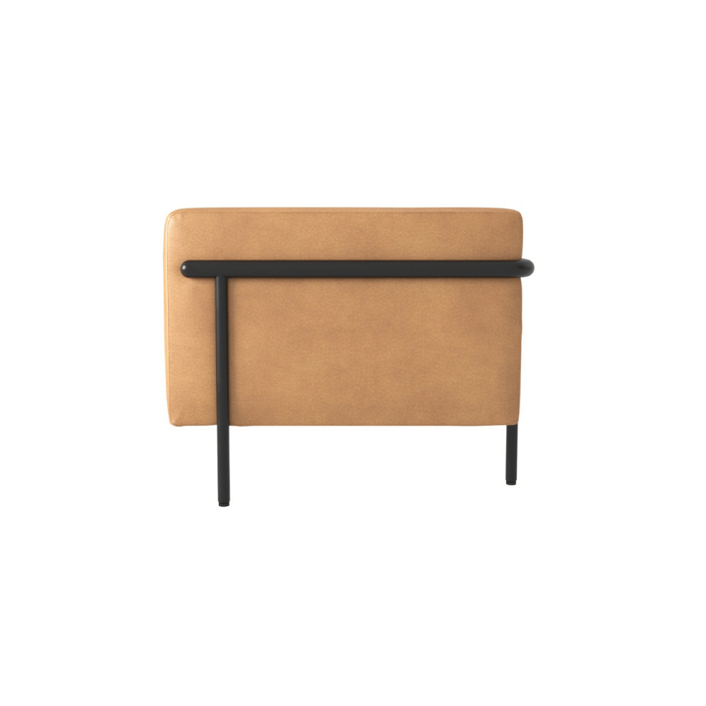 Square Three Seater Cubic Lounge Sofa