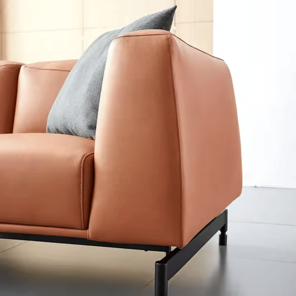 St. Germain Two Seater Luxury Leather Lounge Sofa