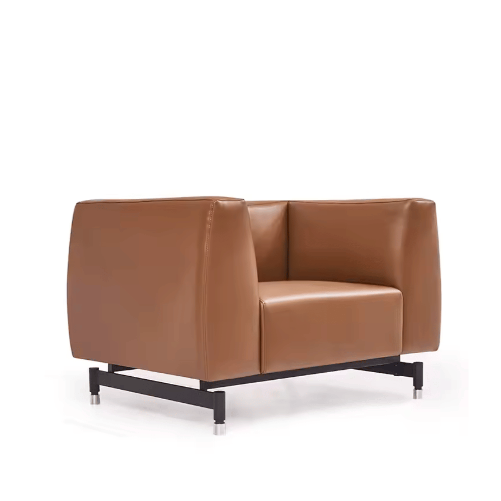 St. Germain Single Seater Luxury Leather Lounge Sofa