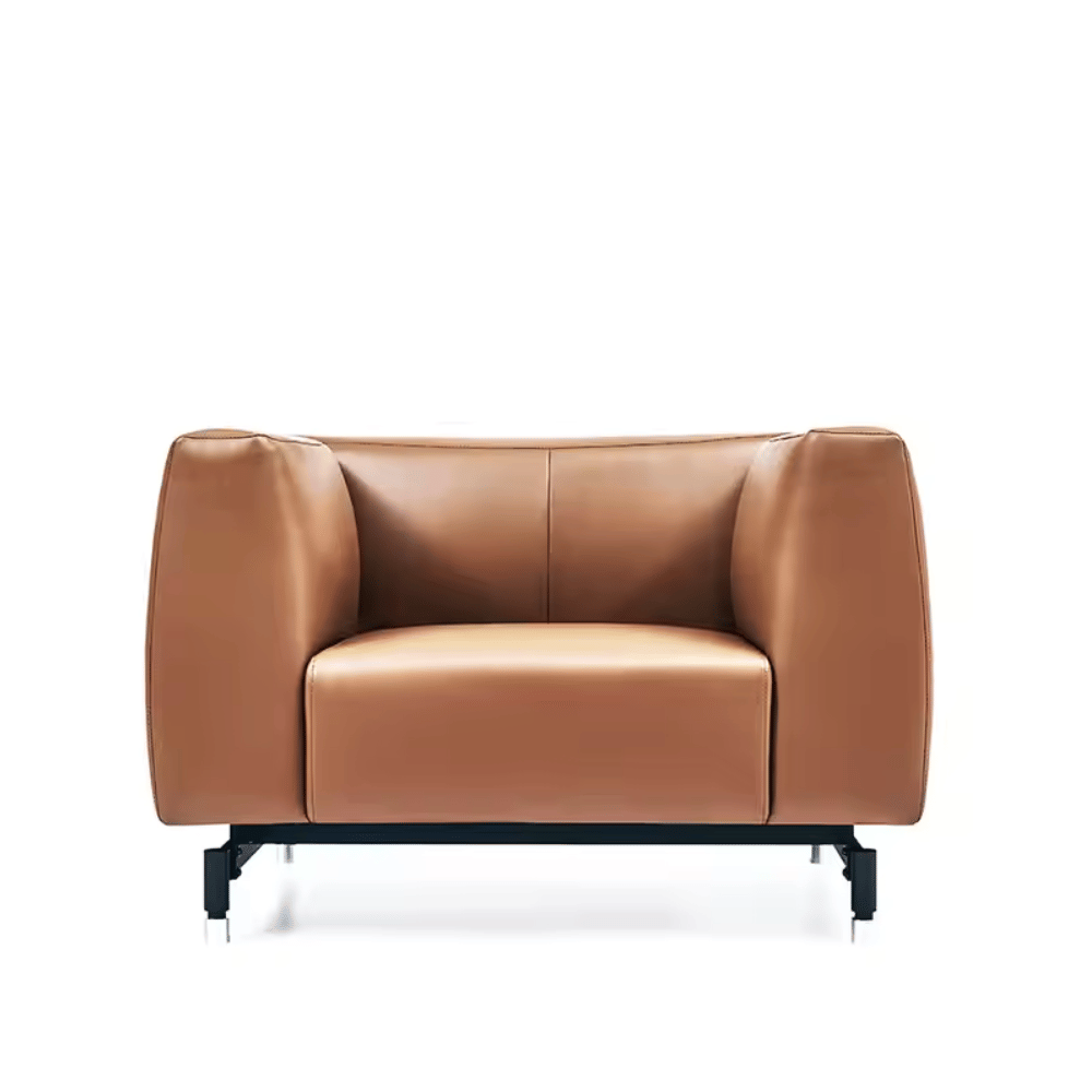 St. Germain Single Seater Luxury Leather Lounge Sofa