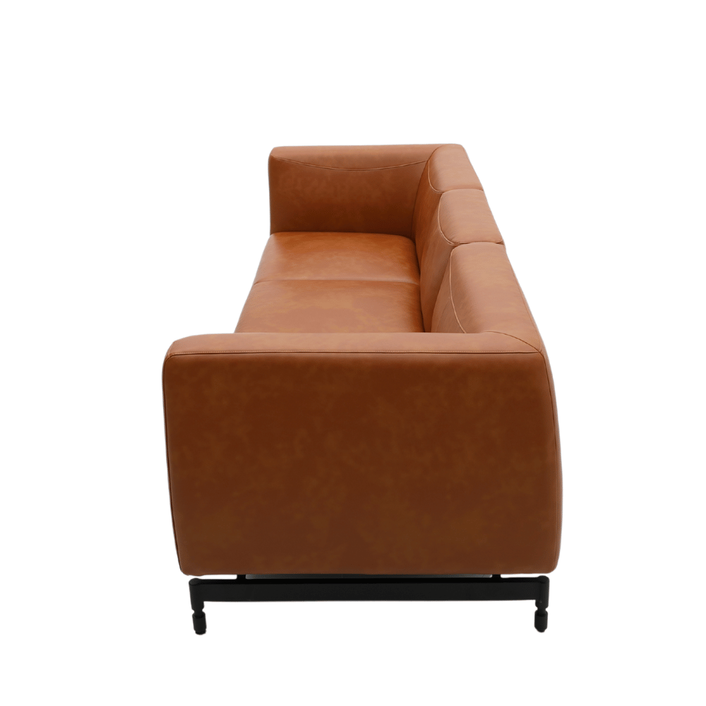 St. Germain Three Seater Luxury Leather Lounge Sofa