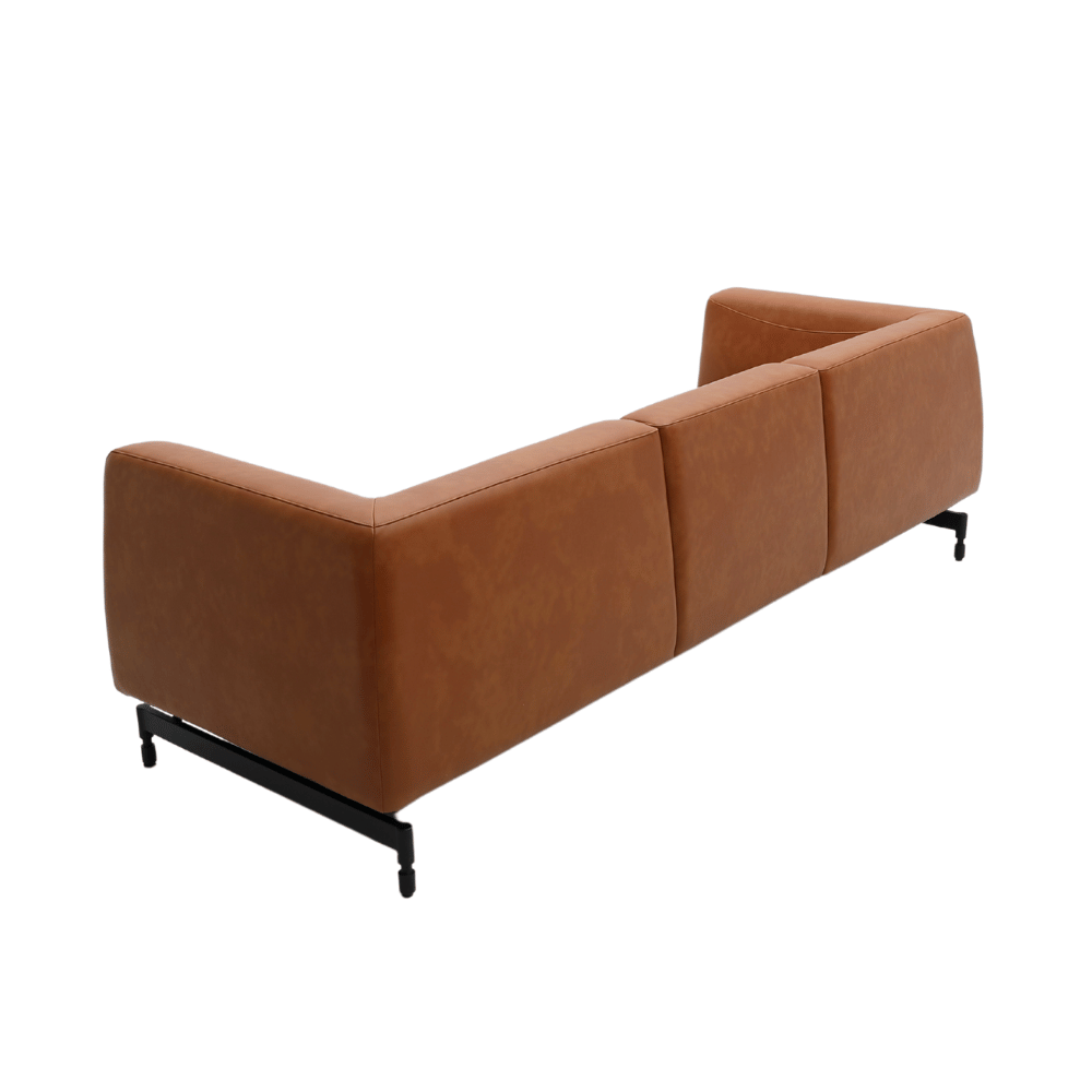 St. Germain Three Seater Luxury Leather Lounge Sofa