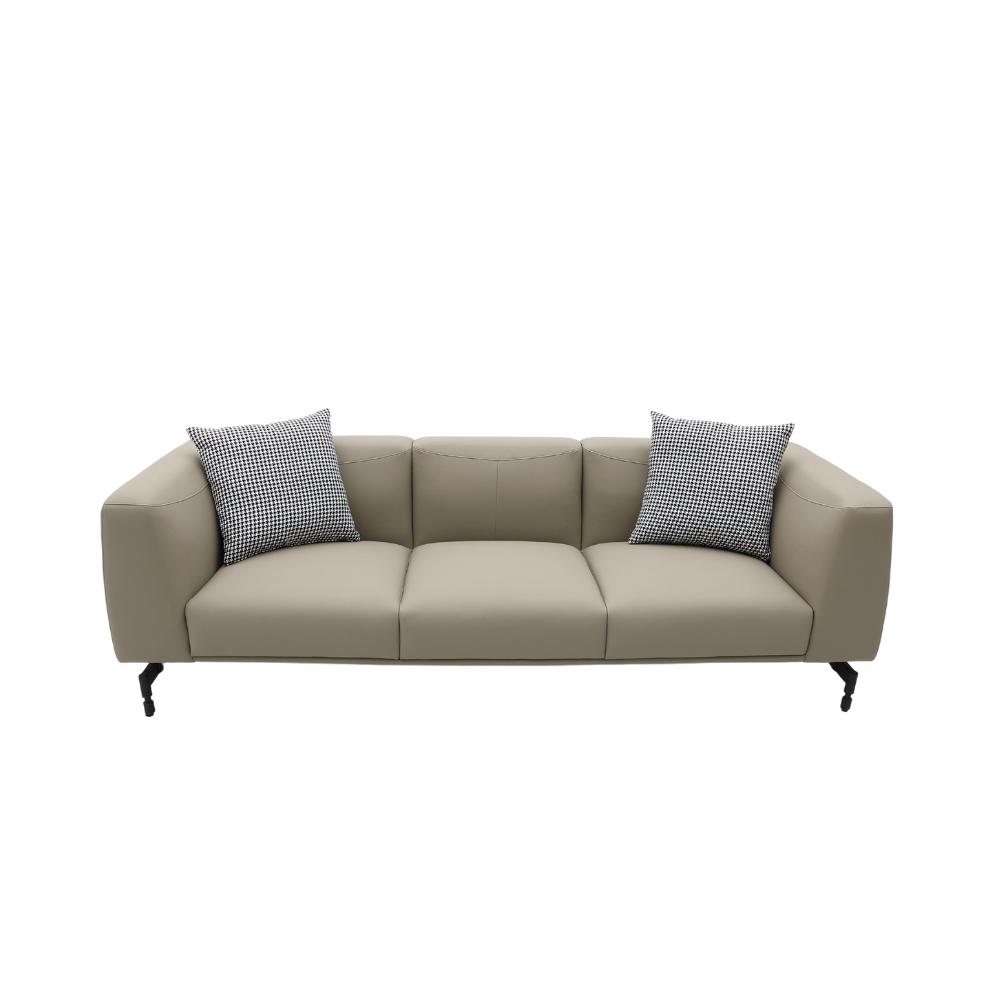 St. Germain Three Seater Luxury Leather Lounge Sofa