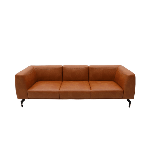 St. Germain Three Seater Luxury Leather Lounge Sofa