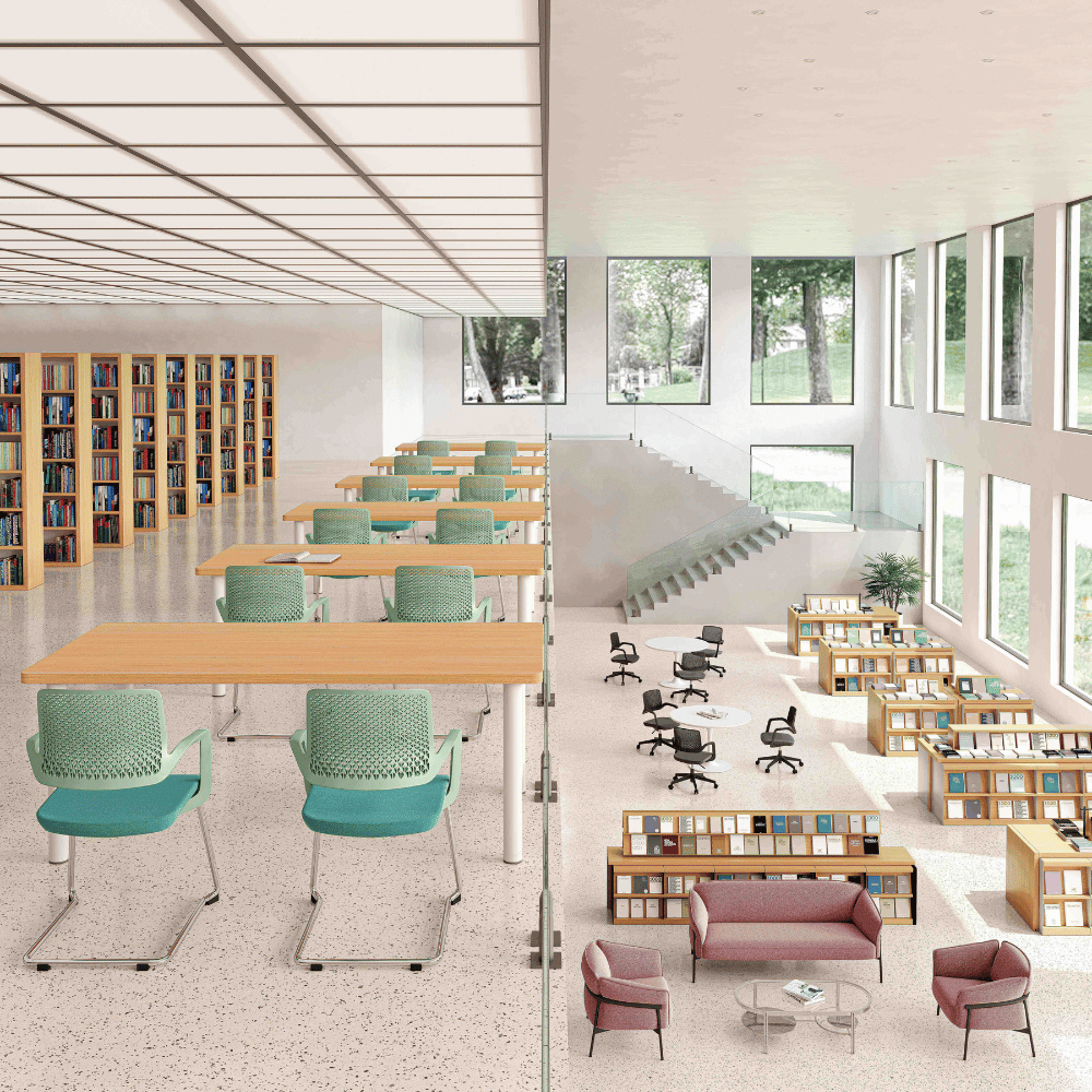 Starry-B Modern Office Meeting Cantilever Chair