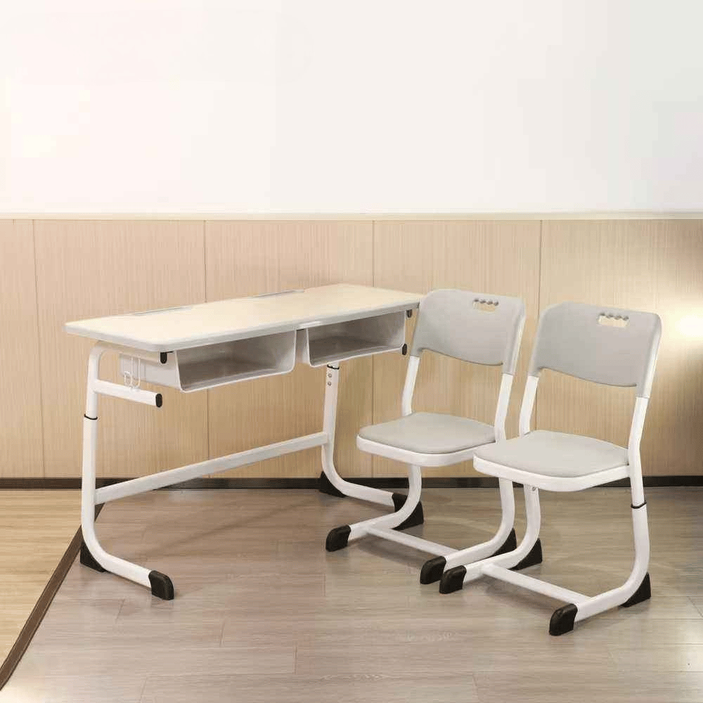 Step Modern Student Cantilever Desk and Chair Set