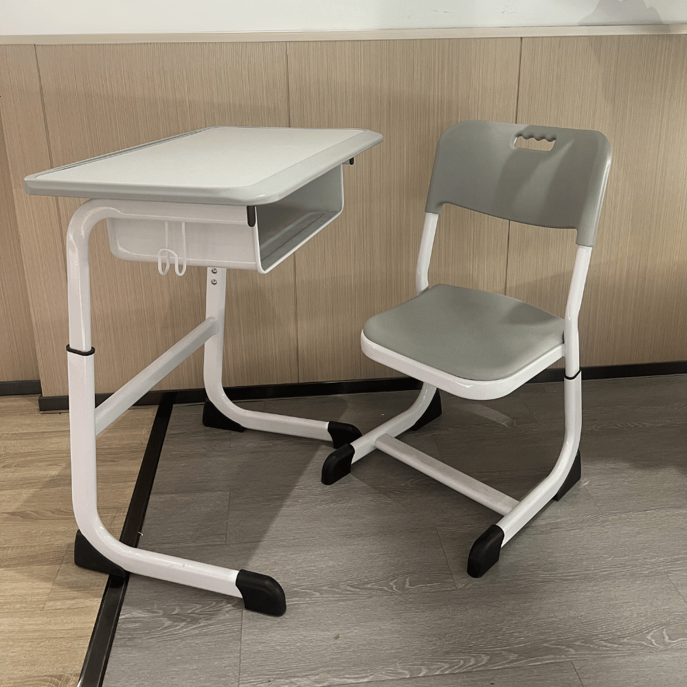 Step Modern Student Cantilever Desk and Chair Set