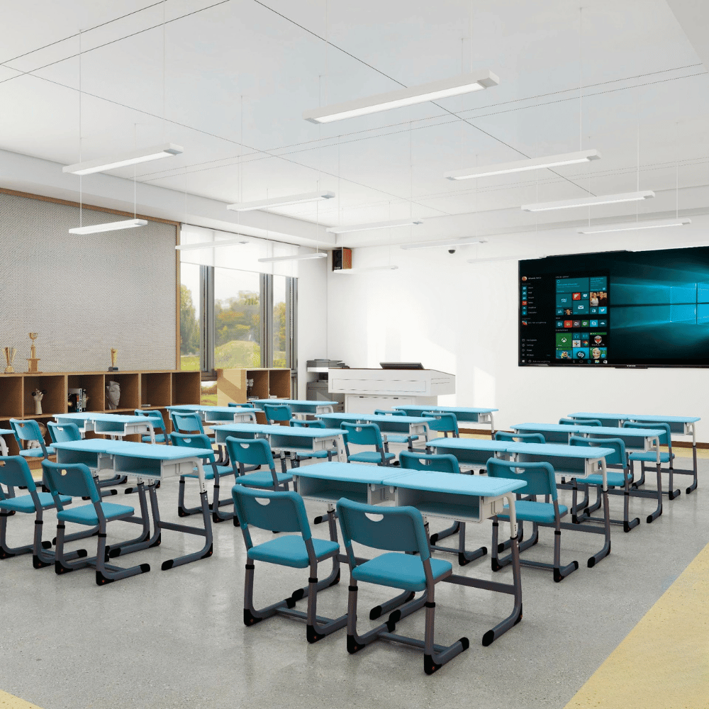 Step Modern Student Cantilever Desk and Chair Set