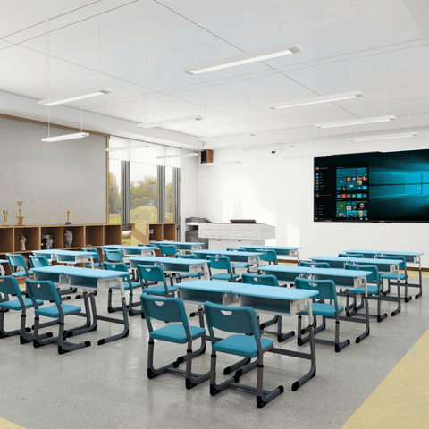 Step Modern Student Cantilever Desk and Chair Set