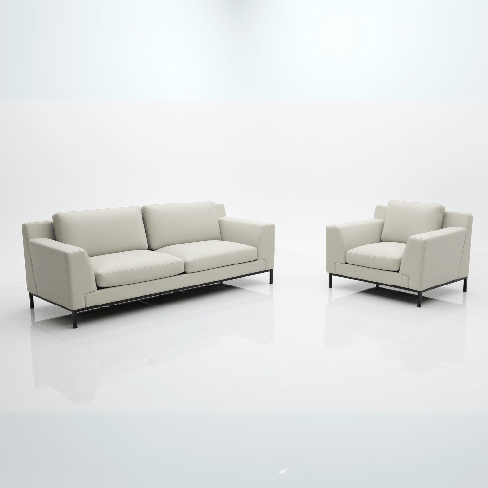 Sterling Two Seater Modern Office Lounge Sofa