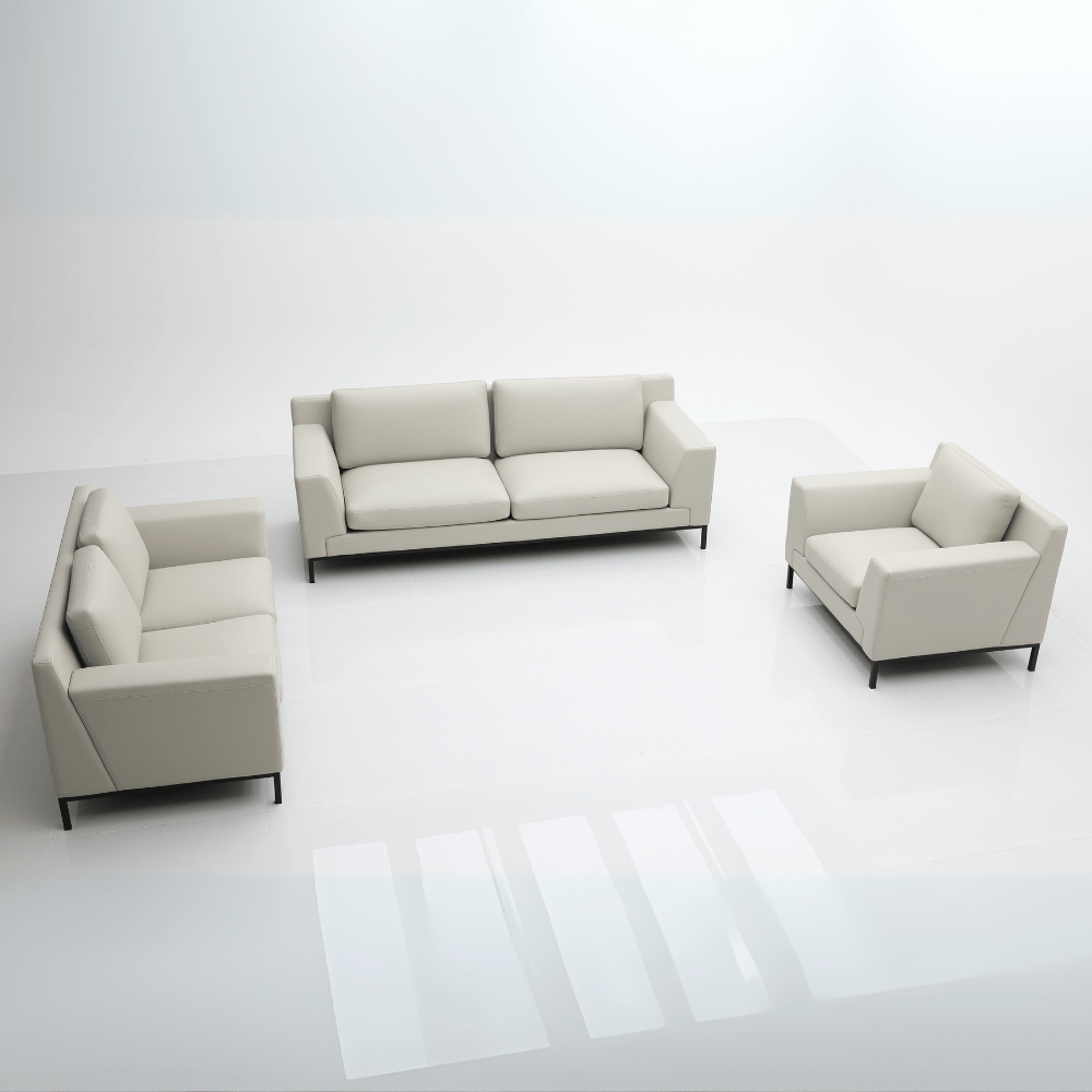 Sterling Two Seater Modern Office Lounge Sofa