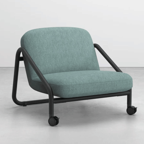 Surge Modern Fabric Office Mobile Sofa Armchair