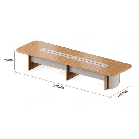 Swan Sandalwood Office Conference Meeting Table - Gavisco Office Furniture