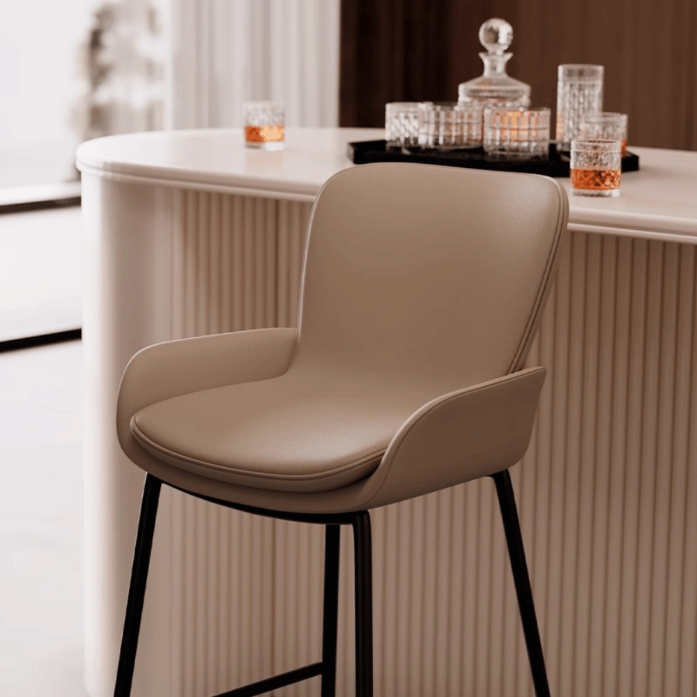 Sway Modern Leather High Barstool