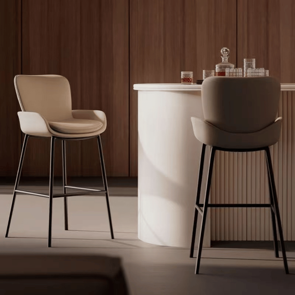 Sway Modern Leather High Barstool
