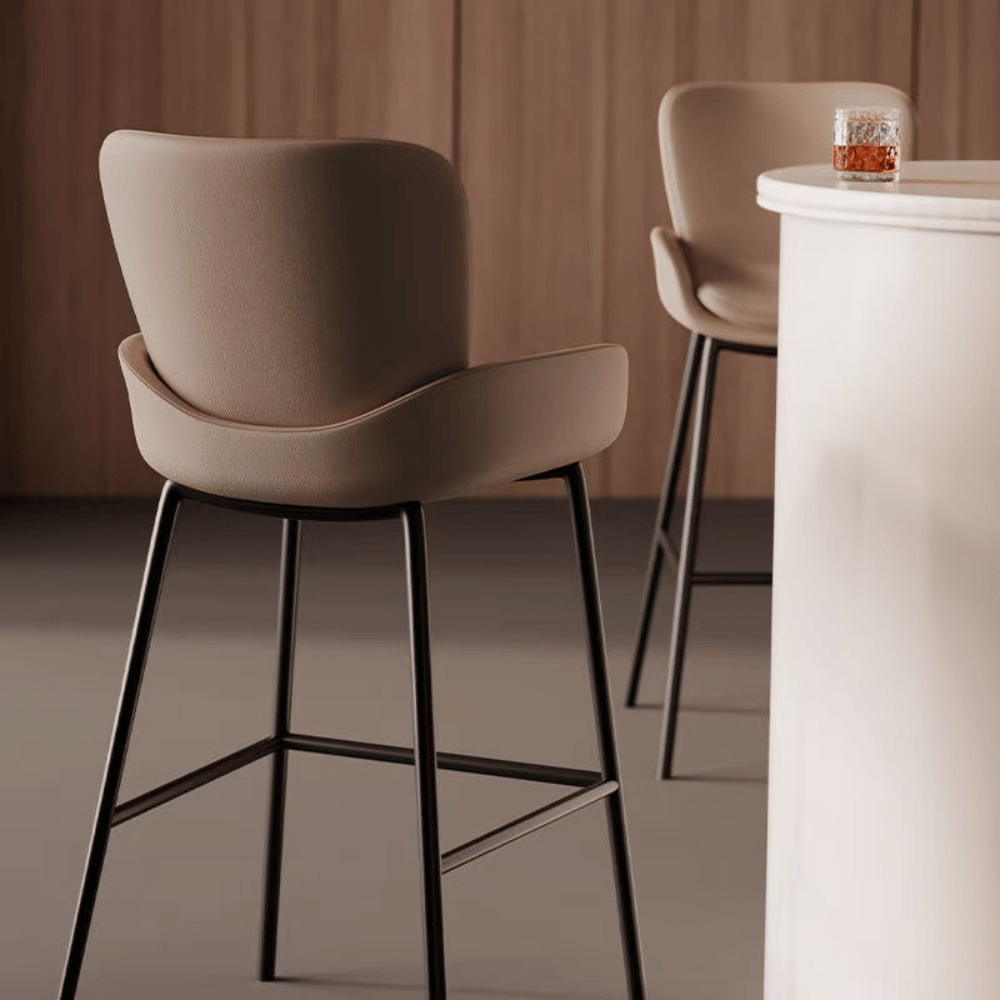 Sway Modern Leather High Barstool