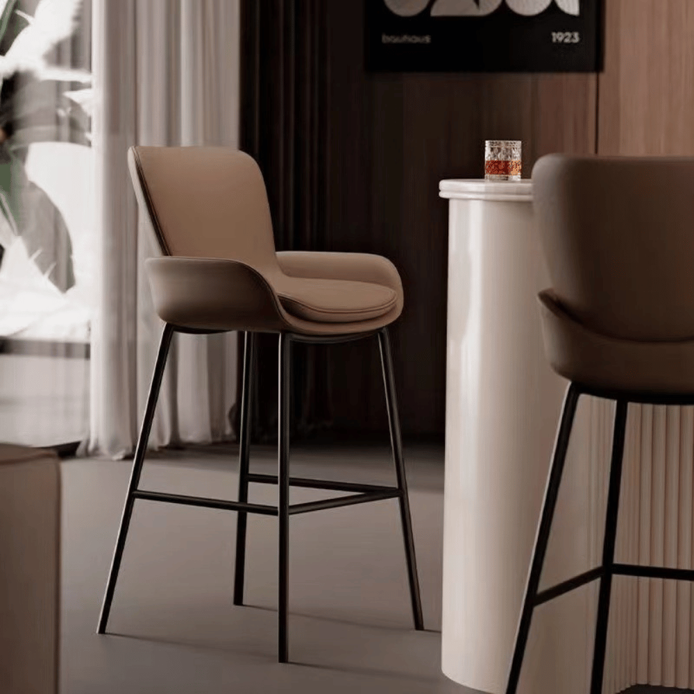 Sway Modern Leather High Barstool
