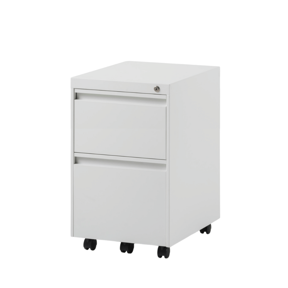 Swift 2-Drawer Steel Mobile Pedestal Cabinet