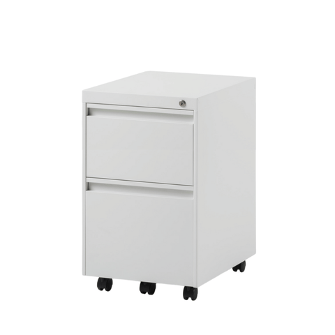 Swift 2-Drawer Steel Mobile Pedestal Cabinet