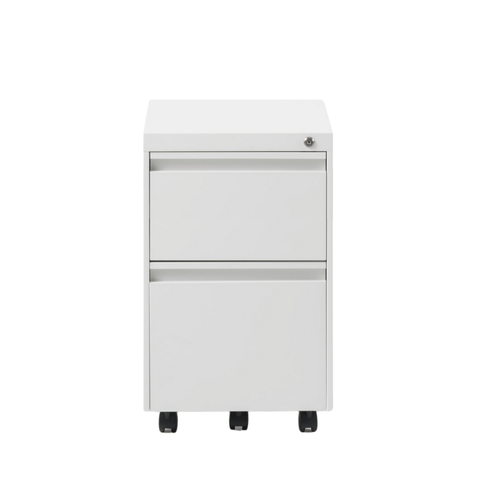 Swift 2-Drawer Steel Mobile Pedestal Cabinet