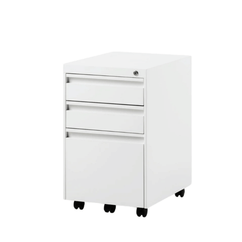 Swift 3-Drawer Steel Mobile Pedestal Cabinet