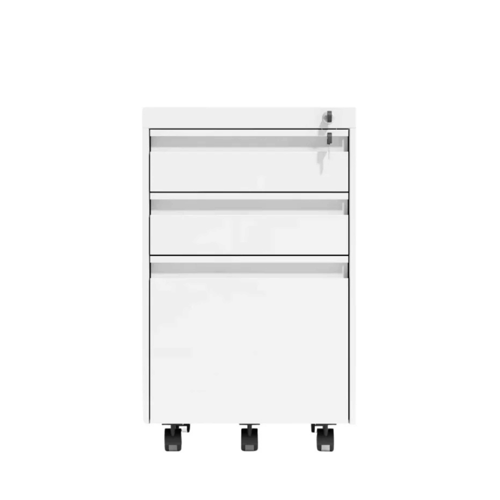 Swift 3-Drawer Steel Mobile Pedestal Cabinet