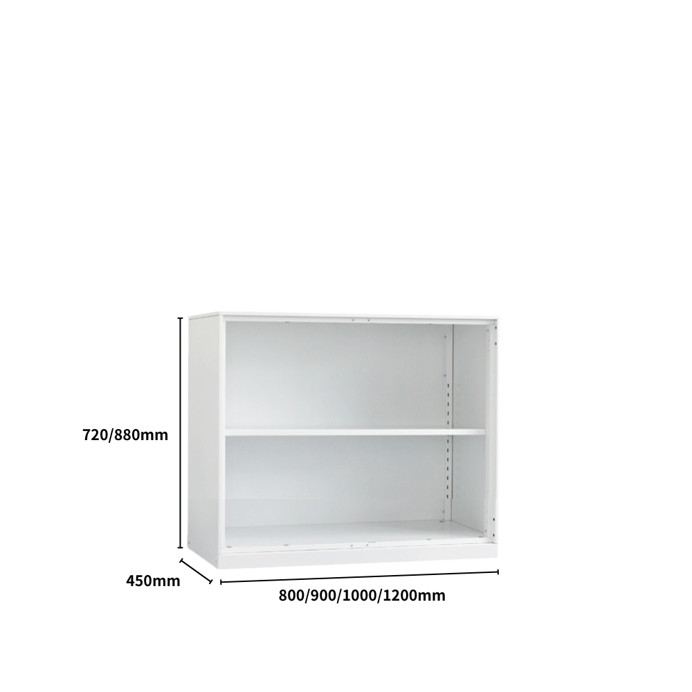 Swift-CA Steel Open Shelf Cabinet Bookcase