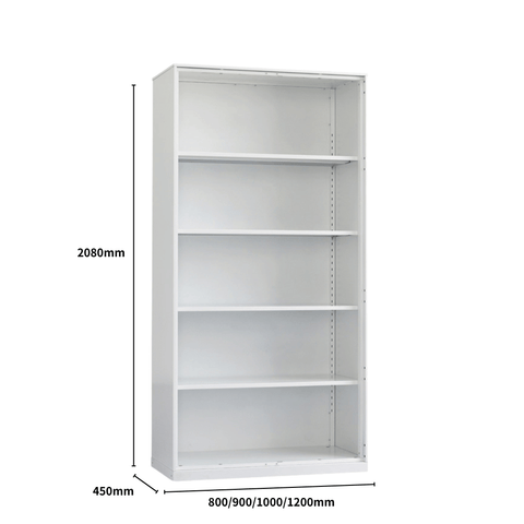 Swift-CA Steel Open Shelf Cabinet Bookcase