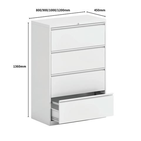 Swift-CD Steel Drawer Lateral Filing Cabinet