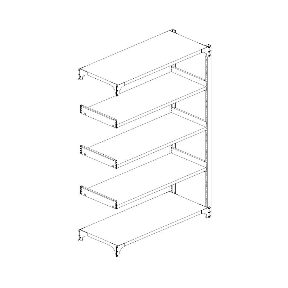 Swift-SR Steel 4 Tires Storage Rack Shelving Unit