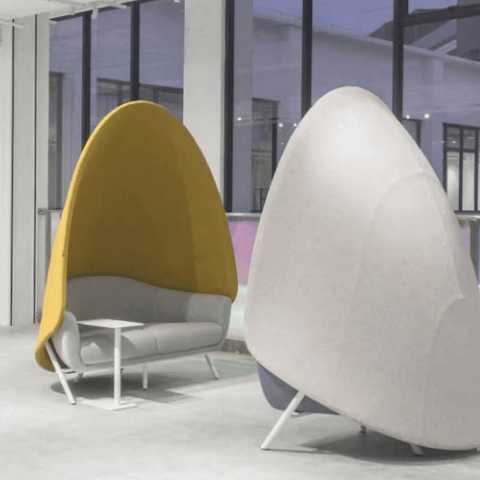 Sydney Single Seater Acoustic High Back Sofa Pod