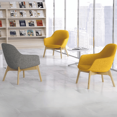 Sys Minimalist Office Fabric Leisure Lounge Armchair - Gavisco Office Furniture