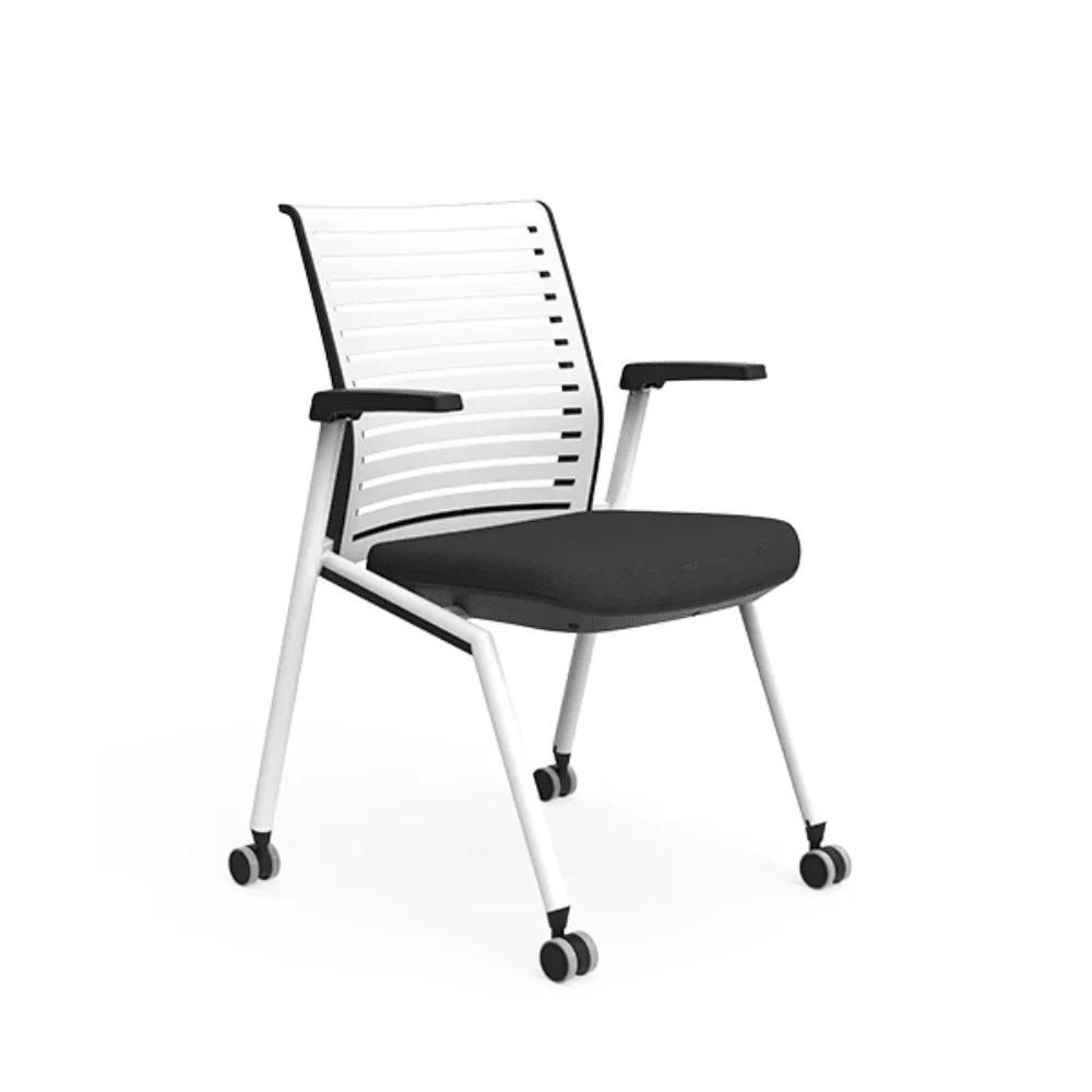 Stackable Training Chair Tec-B Stackable Training Chair With Wheels and Armrest – Gavisco Office ...