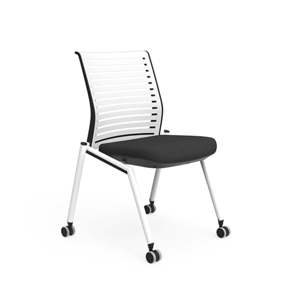 Tec-A Stackable Training Chair With Wheels - Gavisco Office Furniture