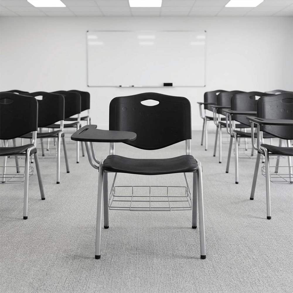 Tempo-A Modular Metal Frame Plastic Stackable Chair