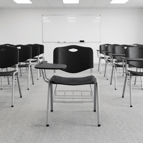 Tempo-A Modular Metal Frame Plastic Stackable Chair