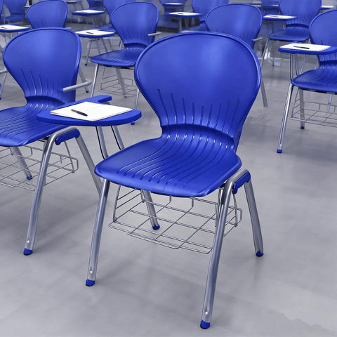 Tempo-B Modular Metal Frame Plastic Stackable Chair