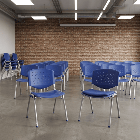 Tempo-C Modular Metal Frame Plastic Stackable Chair