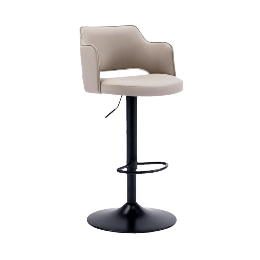 Thorne Modern Leather Adjustable Swivel Barstool