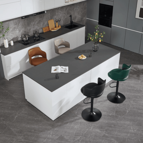 Thorne Modern Leather Adjustable Swivel Barstool