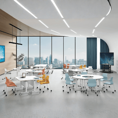 Tom Modular Training Desk Mobile Folding Table