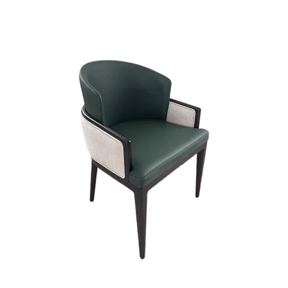 TongXi Modern Chinese Style Leather Dining Chair
