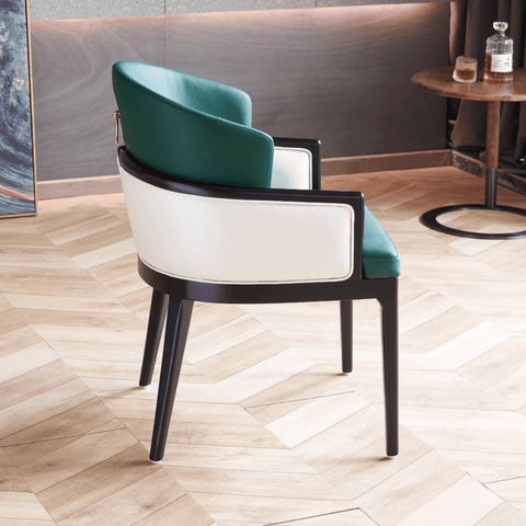 TongXi Modern Chinese Style Leather Dining Chair
