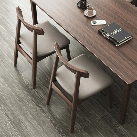 Tory Modern Wooden Leather Upholstered Dining Chair