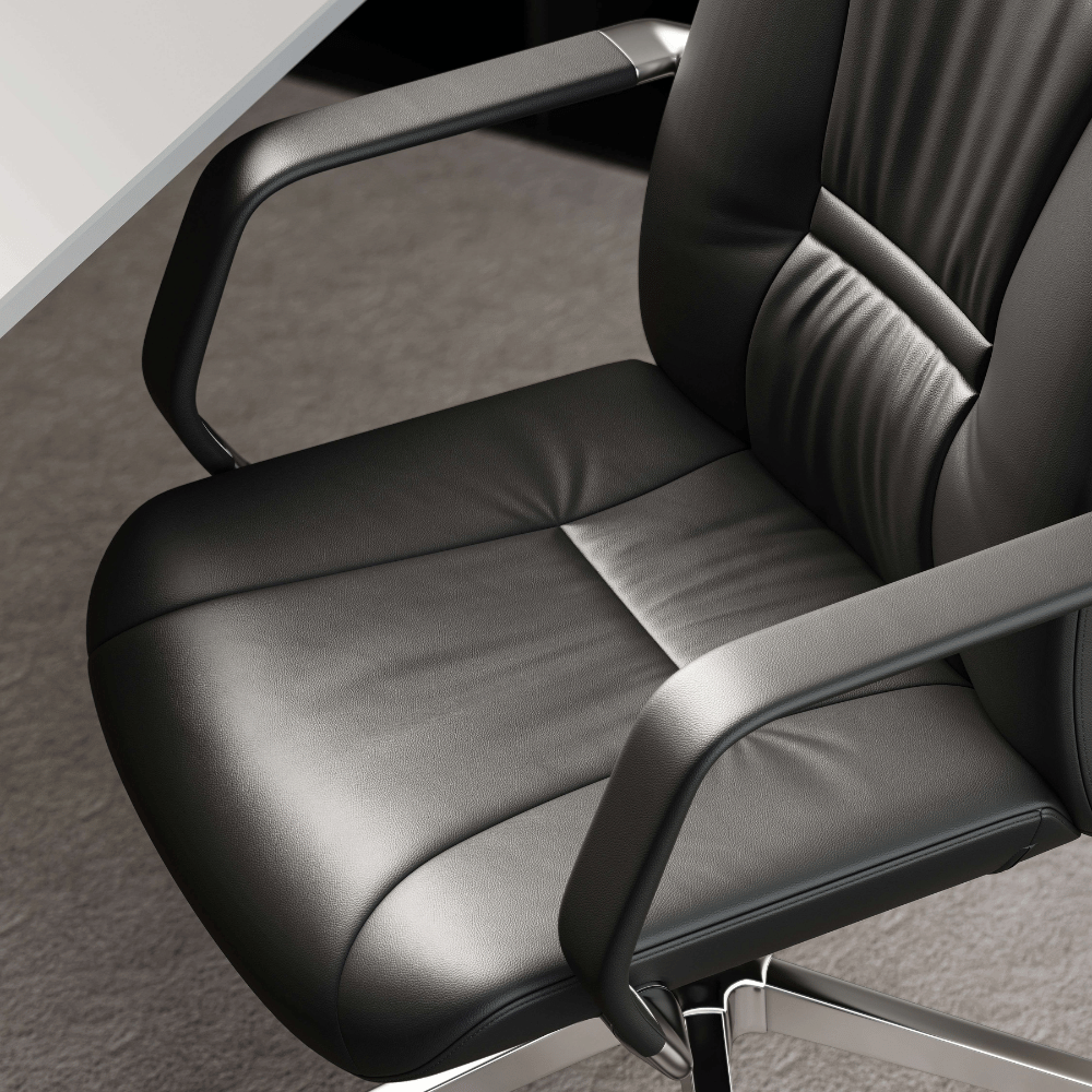 Treasure High Back Office Leather Executive Chair