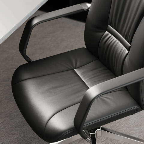 Treasure High Back Office Leather Executive Chair