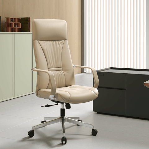 Treasure High Back Office Leather Executive Chair